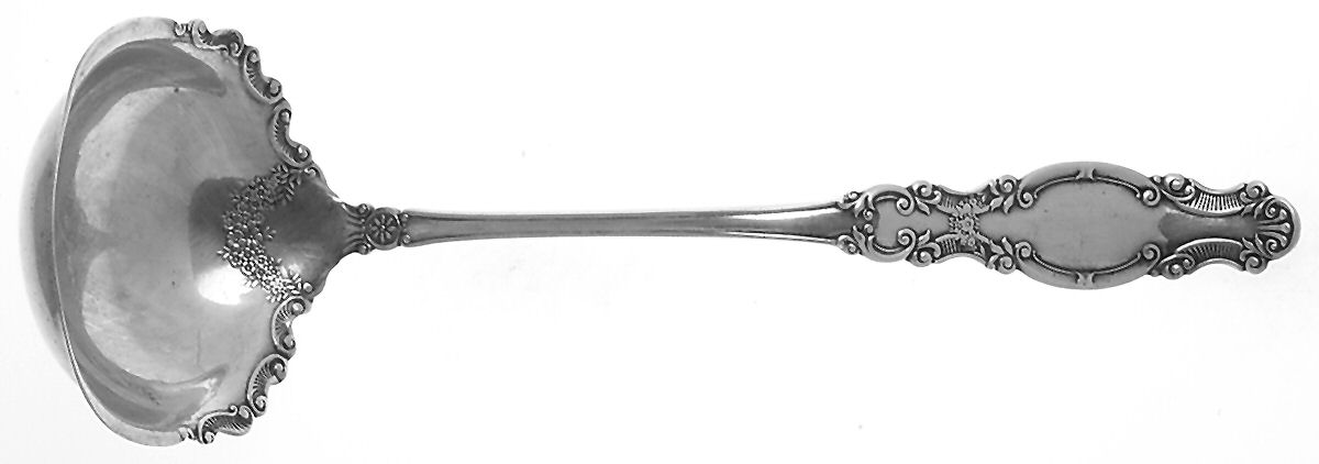 Melrose (Silverplate, 1898) Oyster Ladle Solid Piece by International Silver-1
