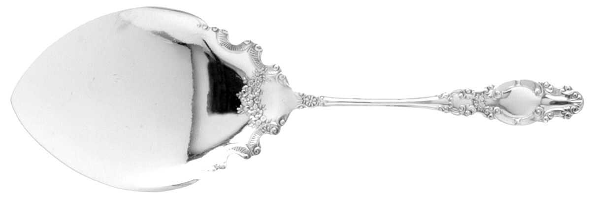 Melrose (Silverplate, 1898) Large Solid Pie Knife by International Silver-1
