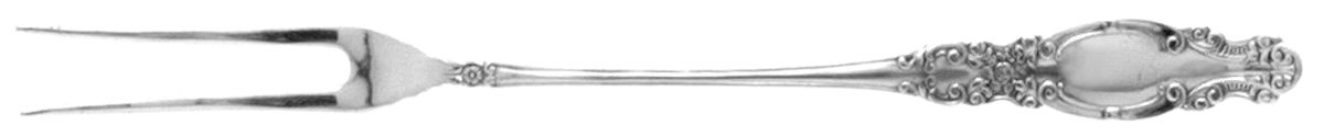 Melrose (Silverplate, 1898) Short Handle Pickle/Olive Fork by International Silver-1
