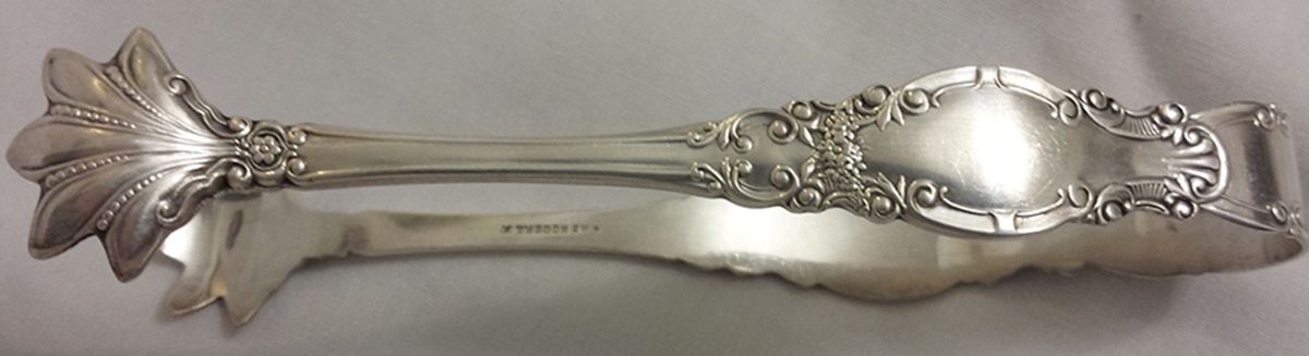 Melrose (Silverplate, 1898) Sugar Tongs by International Silver-1