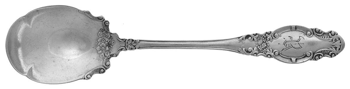 Melrose (Silverplate, 1898) Sugar Spoon by International Silver-1