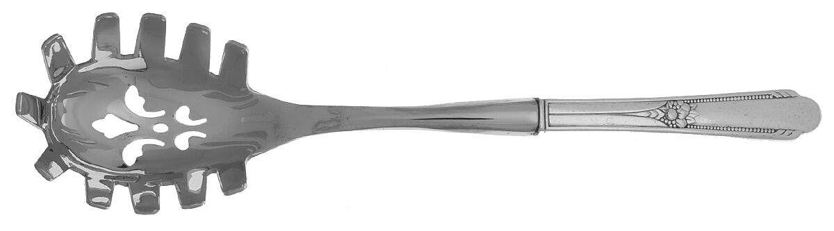Memory-Hiawatha (Silverplate, 1937) Pasta Server with Stainless Bowl HC by International Silver-1