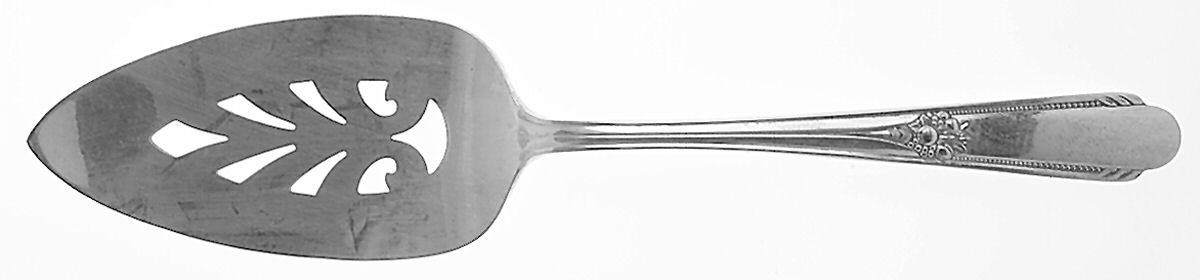 Memory-Hiawatha (Silverplate, 1937) Solid Pierced Pie Server by International Silver-1