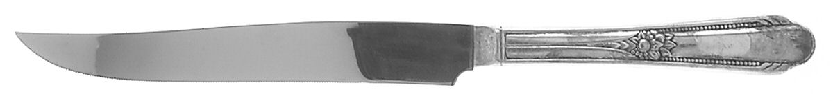 Memory-Hiawatha (Silverplate, 1937) Small Steak Carving Knife with Stainless Blade by International Silver-1