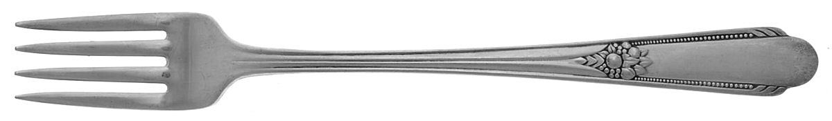 Memory-Hiawatha (Silverplate, 1937) Grille Fork (Viande) by International Silver-1