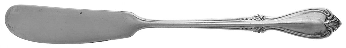 Memory (Silverplate, 1952) Flat Handle Butter Spreader by International Silver-1