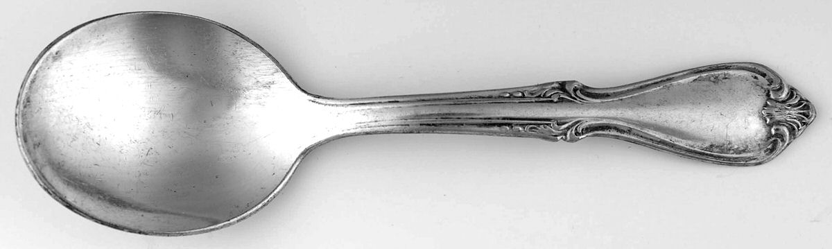 Memory (Silverplate, 1952) Straight Handle Baby Spoon by International Silver-1