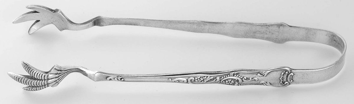 Meridian Silver Two (Silverplate) Sugar Tongs by International Silver-1