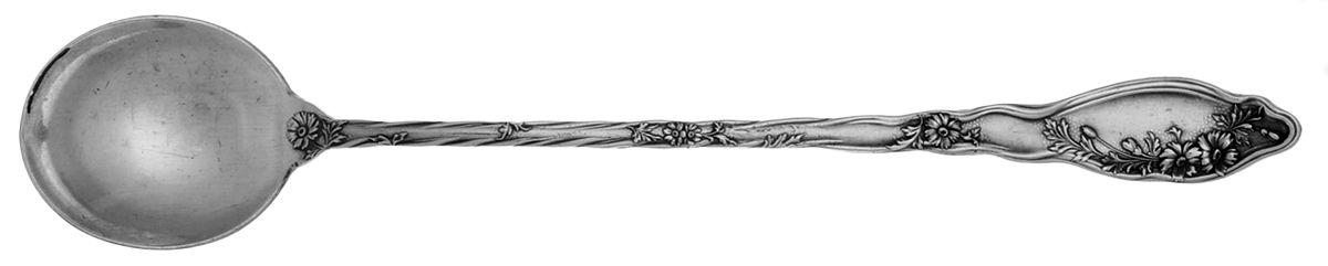 Mille Fleurs (Sterling, 1904) Long Handle Chocolate Muddler Spoon by International Silver-1