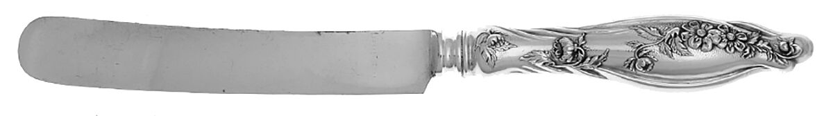 Mille Fleurs (Sterling, 1904) Old French Hollow Knife by International Silver-1
