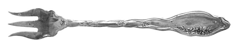 Mille Fleurs (Sterling, 1904) Oyster Fork by International Silver-1