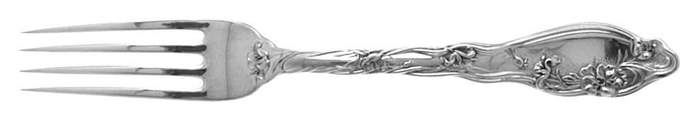 Mille Fleurs (Sterling, 1904) Fork by International Silver-1