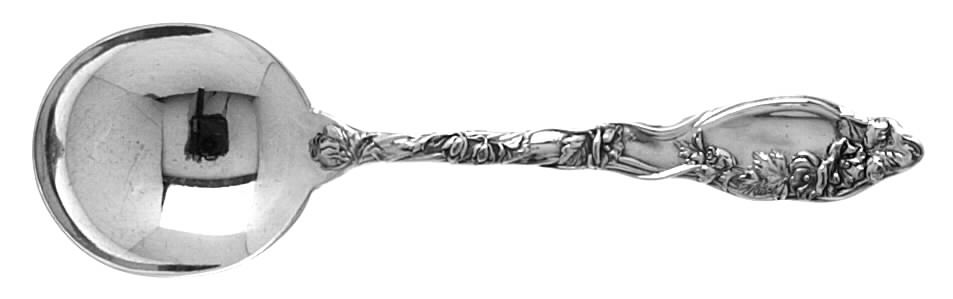 Mille Fleurs (Sterling, 1904) Round Bowl Soup Spoon (Gumbo) by International Silver-1