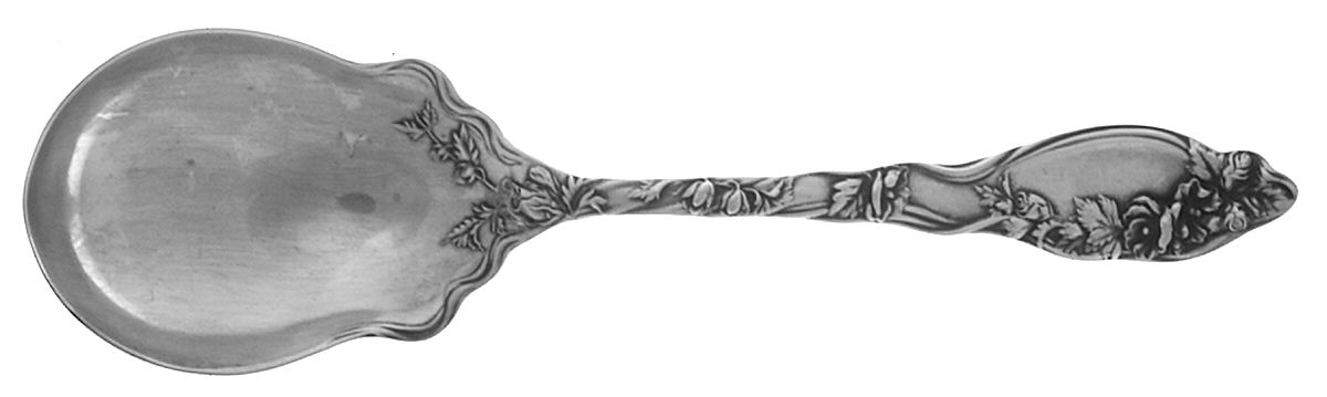 Mille Fleurs (Sterling, 1904) Large Jelly Spoon by International Silver-1