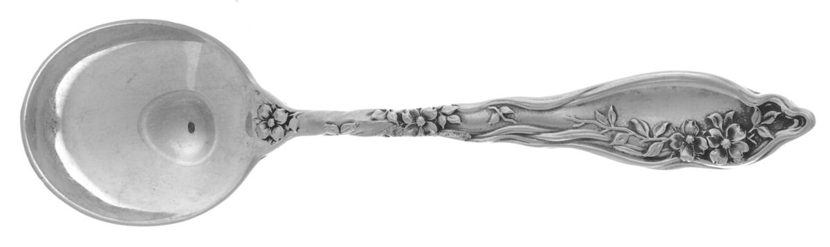 Mille Fleurs (Sterling, 1904) Large Chocolate Spoon by International Silver-1