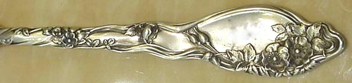Mille Fleurs (Sterling, 1904) Ice Serving Spoon Large by International Silver-1
