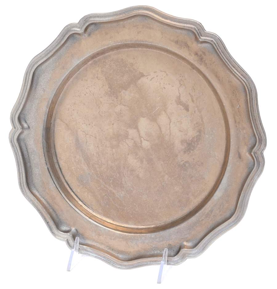Craftmetal Hollowware Dinner Plate by International Silver-1