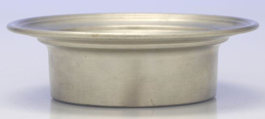 Pewter Hollowware Wine Coaster with Cork Insert by International Silver-1