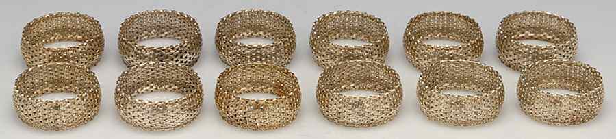 Sterling Hollowware Napkin Ring - Set of 12 by International Silver-1