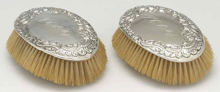 Sterling Hollowware Military Brush (Set of 2) by International Silver-1