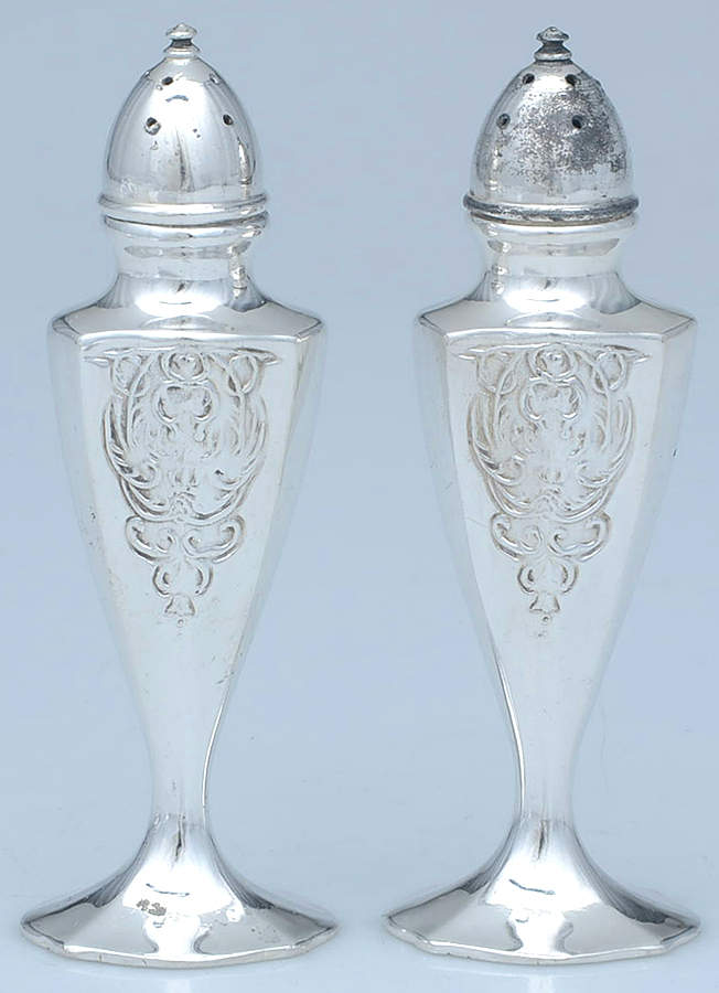 Silverplate Hollowware Salt & Pepper Set by International Silver-1