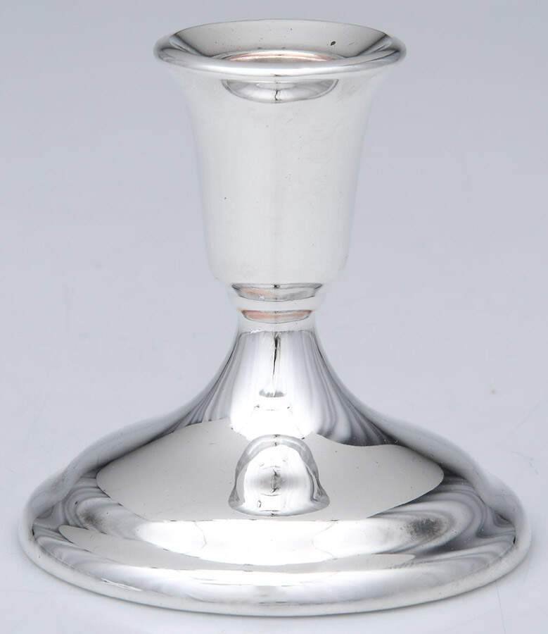 Silverplate Hollowware 3" Console Candleholder by International Silver-1
