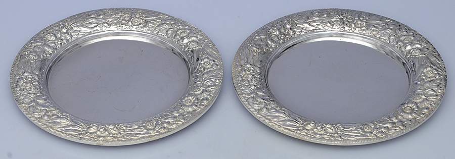 Silverplate Hollowware Bread & Butter Plate - Set of 2 by International Silver-1