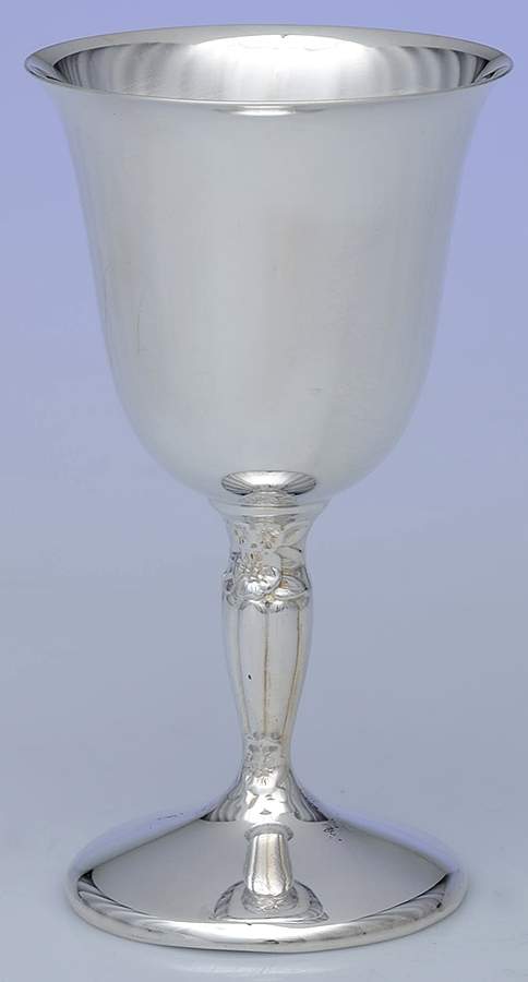 Silverplate Hollowware Silverplate Wine Goblet by International Silver-1