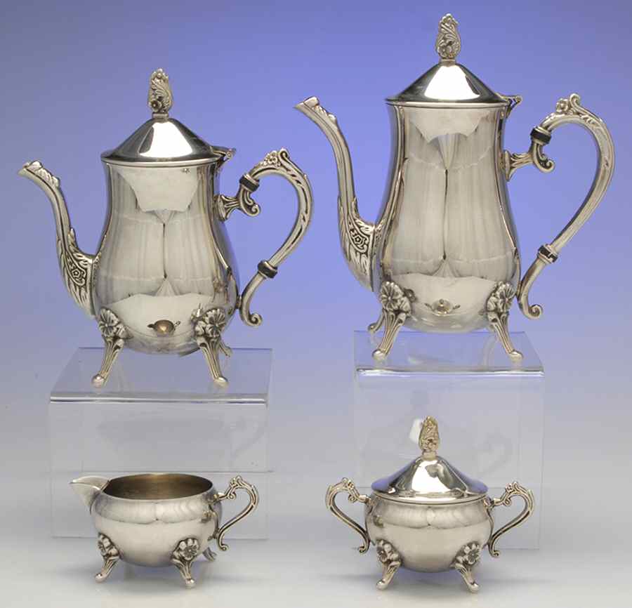 Silverplate Hollowware (4 Piece) Silverplate Tea Set by International Silver-1