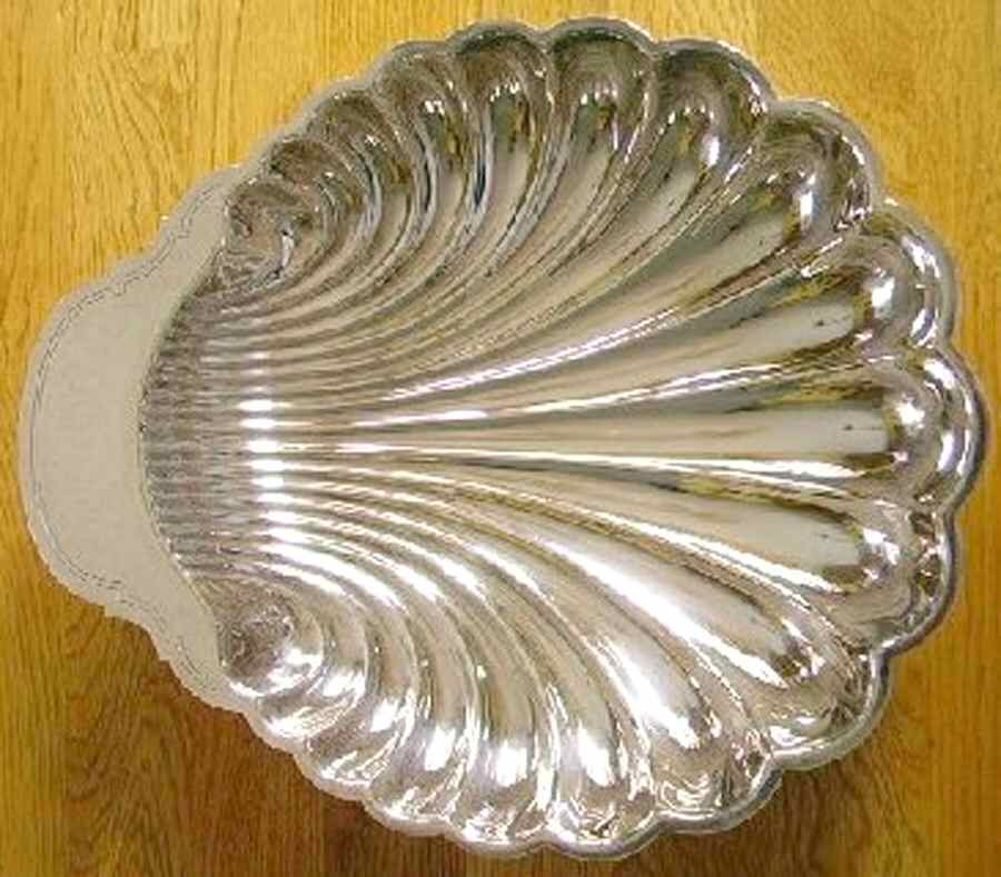 Silverplate Hollowware Silverplate Shell Bon Bon Bowl by International Silver-1