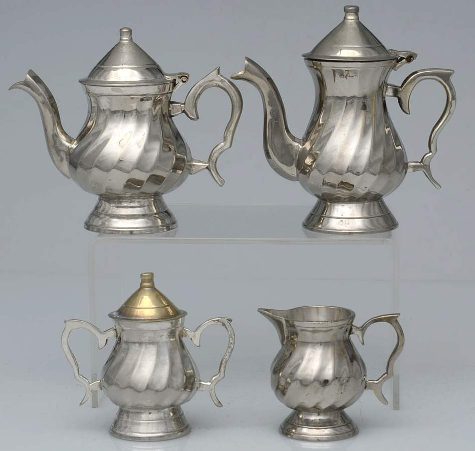 Silverplate Hollowware (4pc) Child's Tea Set by International Silver-1