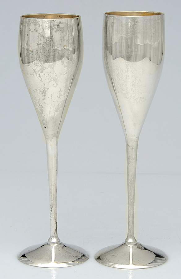 Silverplate Hollowware Set of 2 Toasting Goblet by International Silver-1