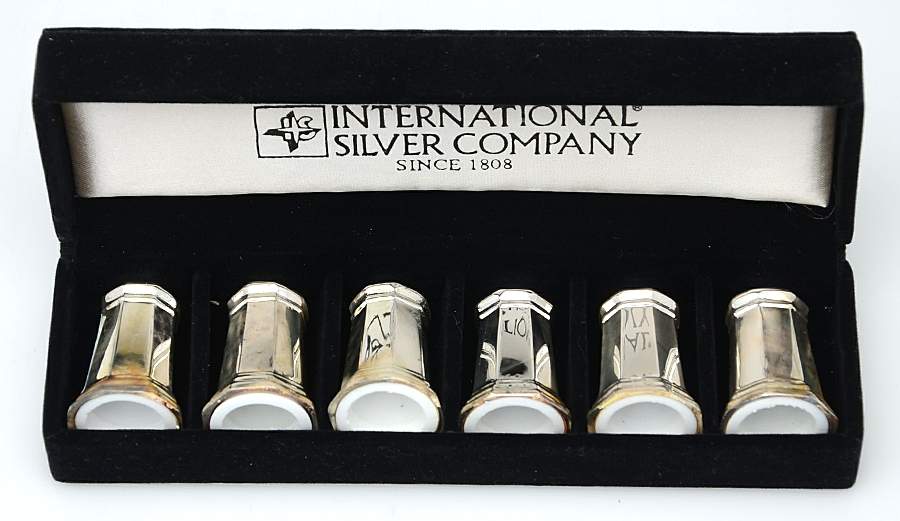 Silverplate Hollowware Individual Salt & Pepper (3 Sets) by International Silver-1