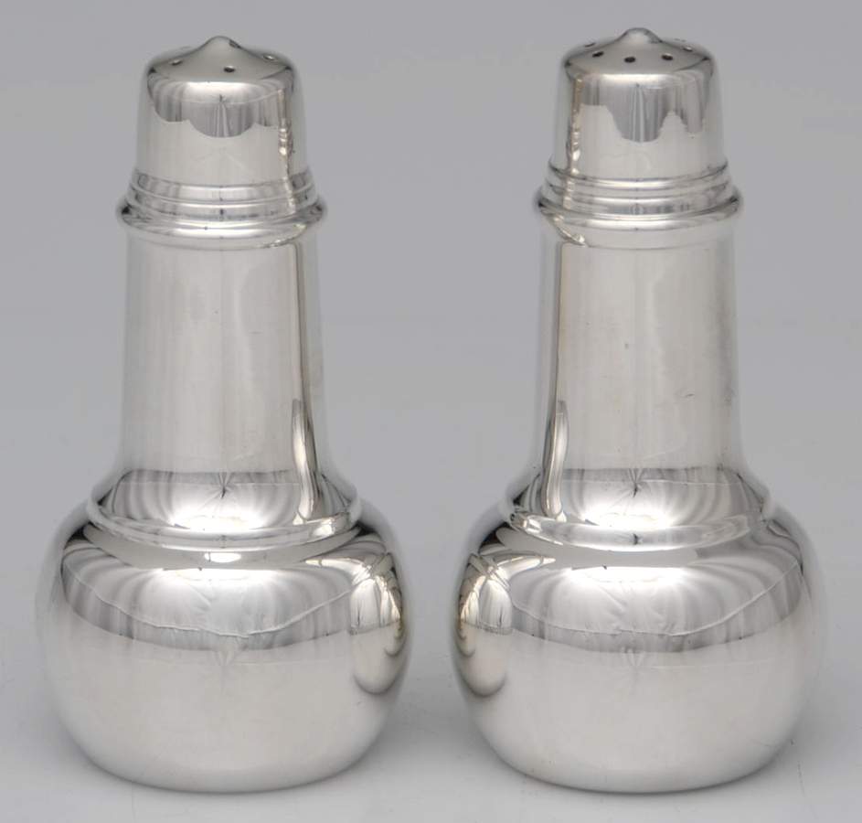 Silverplate Hollowware Salt & Pepper Set by International Silver-1