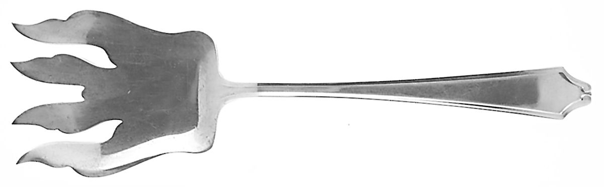 Minuet (Sterling, 1925, No Monograms) Solid Salad Serving Fork by International Silver-1