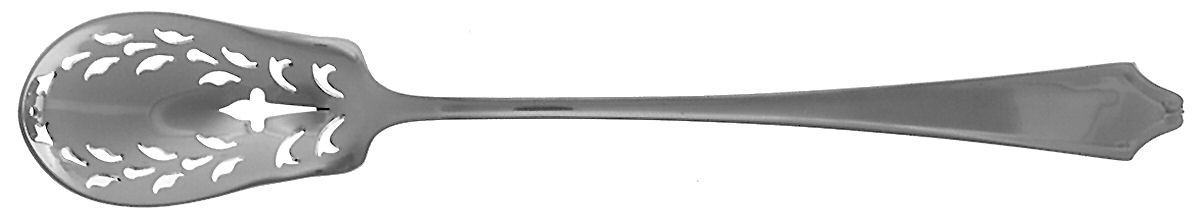 Minuet (Sterling, 1925, No Monograms) Pierced Bowl Short Handle Olive Spoon by International Silver-1