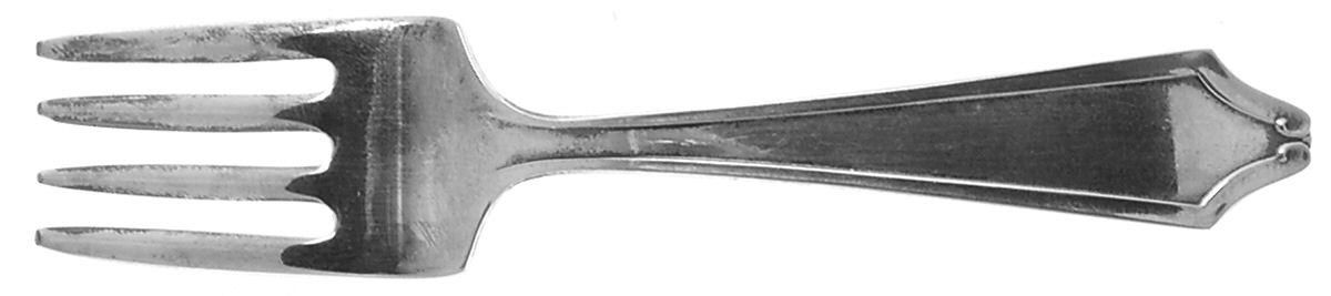 Minuet (Sterling, 1925, No Monograms) Baby Fork by International Silver-1