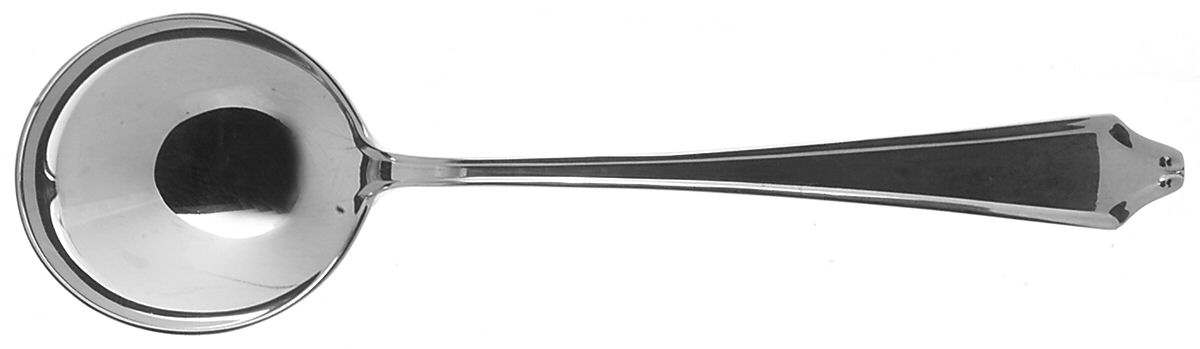 Minuet (Sterling, 1925, No Monograms) Round Bowl Soup Spoon (Bouillon) by International Silver-1
