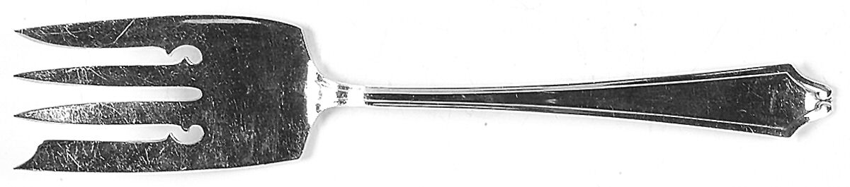 Minuet (Sterling, 1925, No Monograms) Medium Solid Cold Meat Serving Fork by International Silver-1