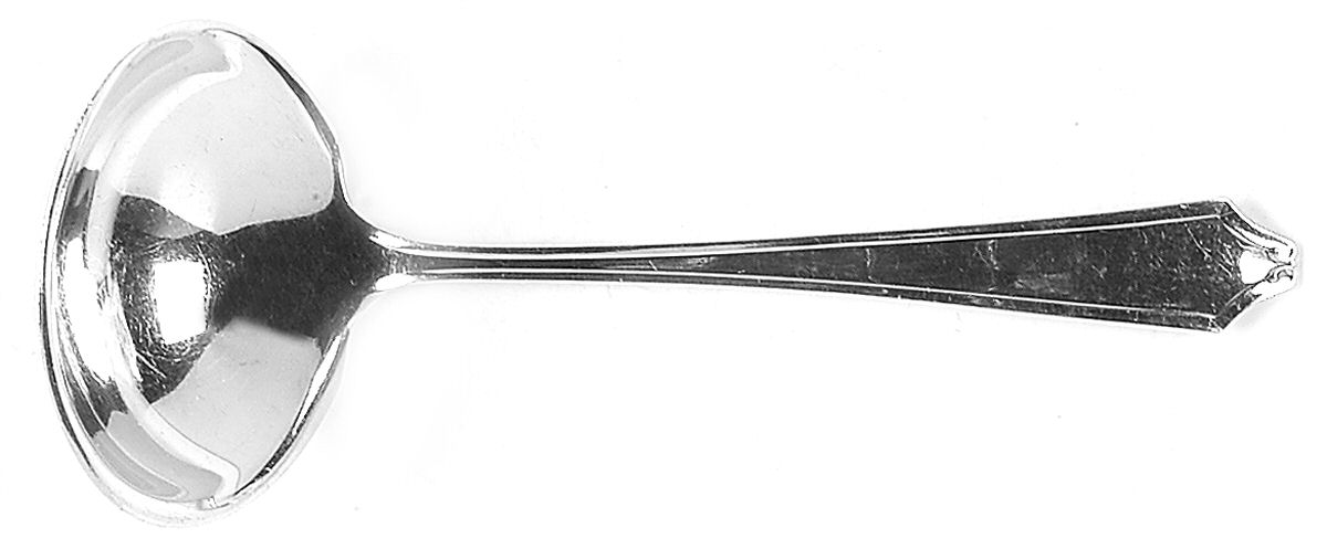 Minuet (Sterling, 1925, No Monograms) Solid Gravy Ladle by International Silver-1