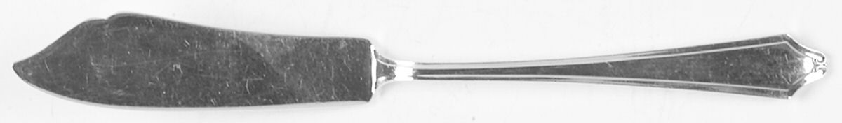 Minuet (Sterling, 1925, No Monograms) Flat Handle Master Butter Knife by International Silver-1