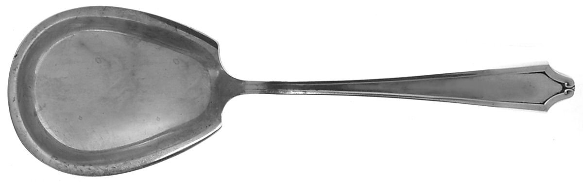 Minuet (Sterling, 1925, No Monograms) Large Solid Berry/Casserole Spoon by International Silver-1