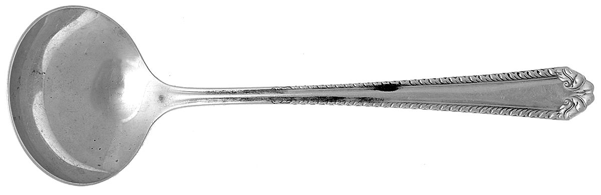 Minuet-Engraved (Sterling, 1925) Round Bowl Soup Spoon (Bouillon) by International Silver-1