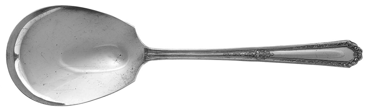 Monroe Four (Silverplate) Solid Smooth Casserole Spoon by International Silver-1