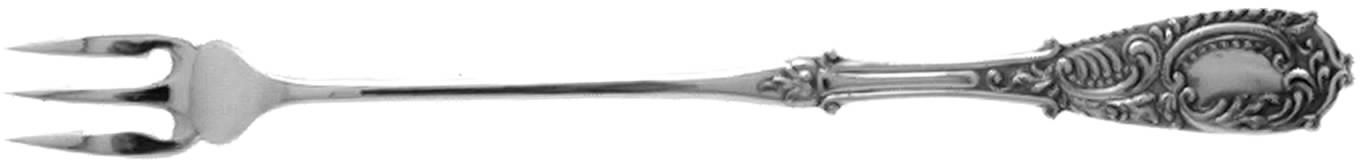Moline (Silverplate, 1893) Cocktail/Seafood Fork by International Silver-1
