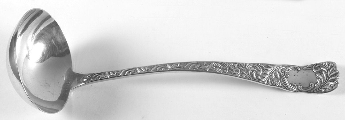 Monarch (Silverplate, 1889, No Monograms) Solid Soup Ladle by International Silver-1