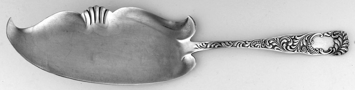Monarch (Silverplate, 1889, No Monograms) Large Solid Fish Serving Knife by International Silver-1