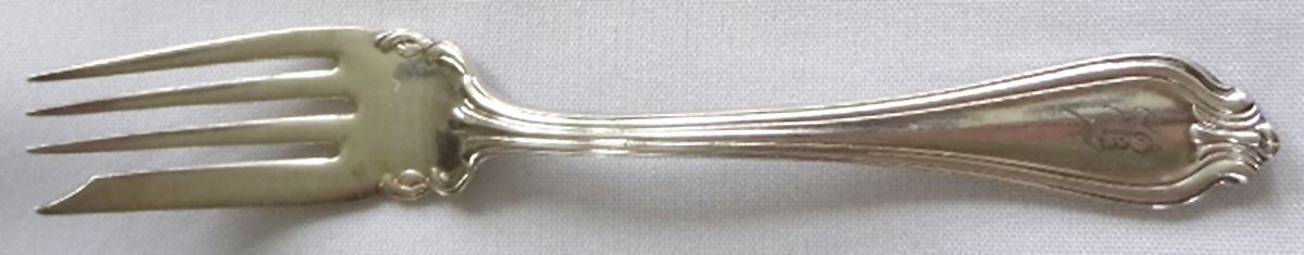 Monticello (Silverplate, 1907) Individual Salad Fork by International Silver-1