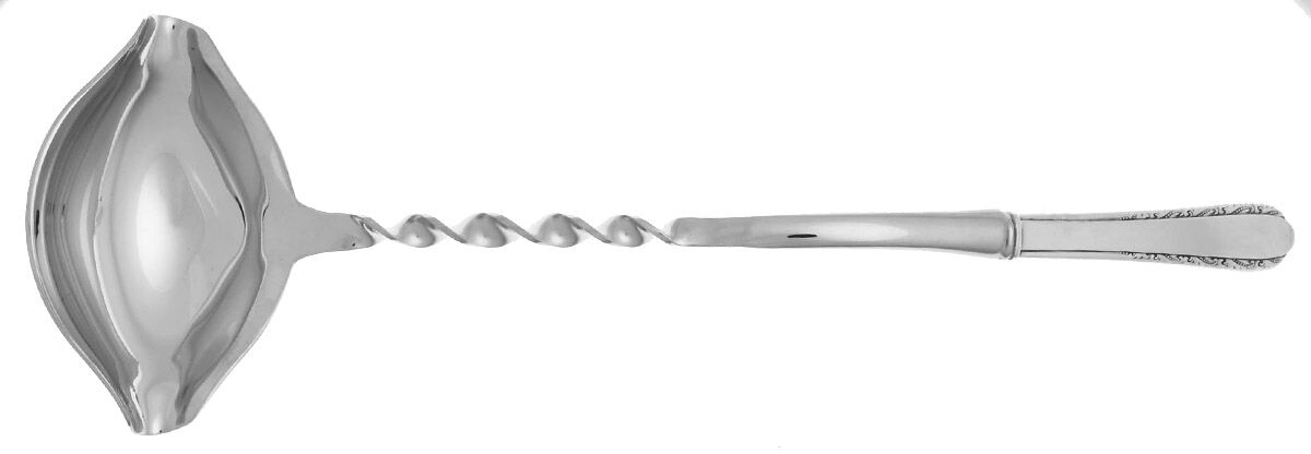 Moonglow (Sterling, 1938, No Monograms) Punch Ladle with Stainless Bowl HC by International Silver-1
