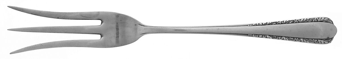 Moonglow (Sterling, 1938, No Monograms) Lemon Fork by International Silver-1
